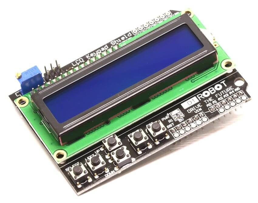 LCD display shield is to display the output value from Arduino