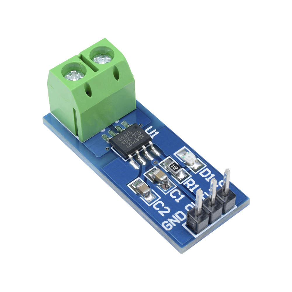 acs712 module to measure dc current arduino